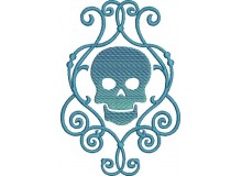 Stickdatei - Decorative Skull 1